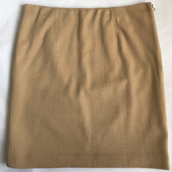 Ann Taylor Dresses & Skirts - Ann Taylor Wool-Blend Mini-Skirt Size 4 Camel